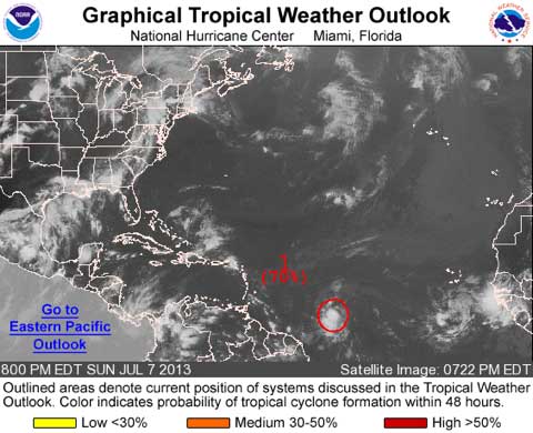 Weather Channel Tropical Update Chantal Strand